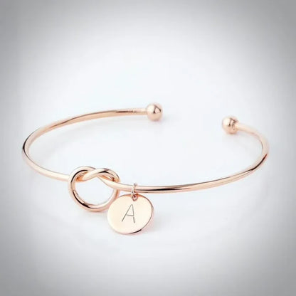 Bridal Party Gifts - Knot Bracelet - Available in Silver, Rose Gold and Yellow Gold