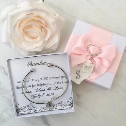 Bracelet with custom gift packaging - Silver