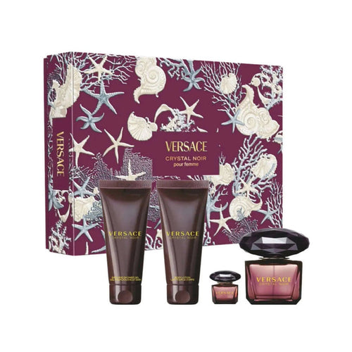 versace crystal noir edp 90 ml 5 ml bl 100 ml b sg 100ml set for women