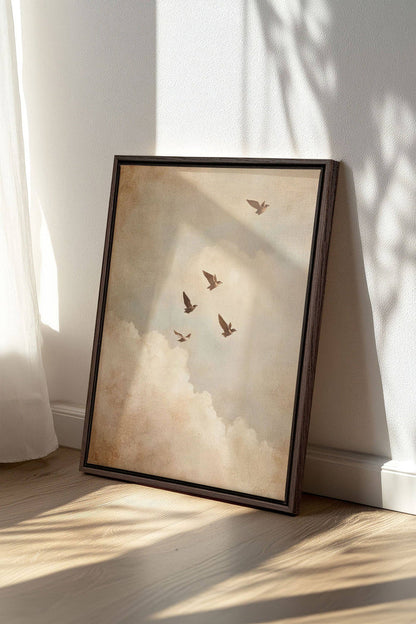 VOLÉE DE SOUVENIRS, canvas wall art print - Magnolia Lane co. Home + Garden + Gift
