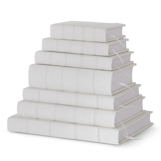 White Cotton Canvas Journal