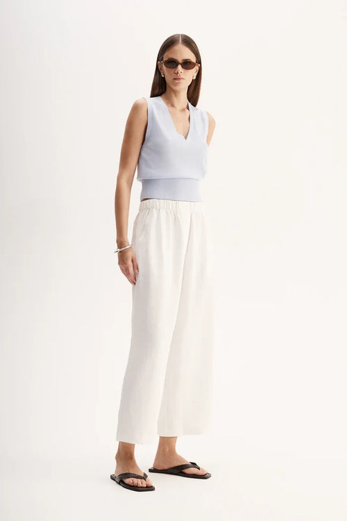 WINSLET KNIT TOP in Cornflower by Elka Collective