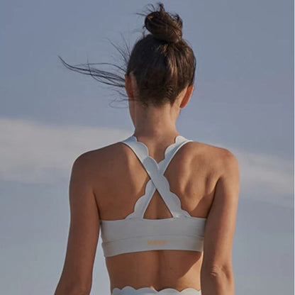 Wiskii Women's Cross Back Sports Bra