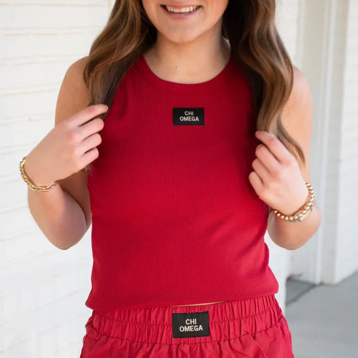 Women's Girlie Girl OG Tank - Lulu Mac - Greek - Chi Omega