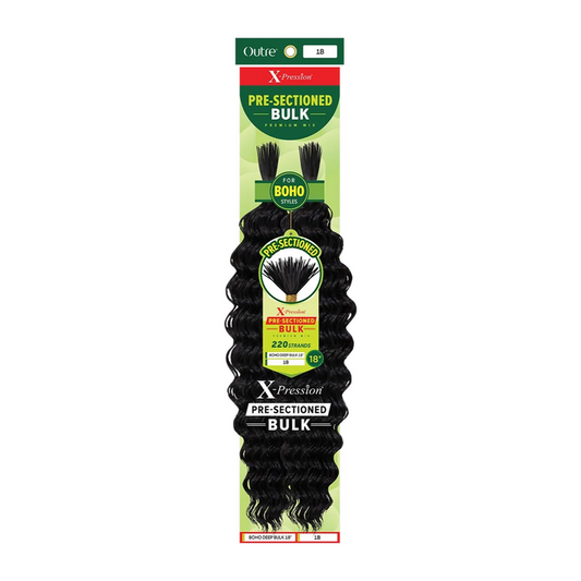 X-Pression Pre-Sectioned Boho Deep Bulk 18"